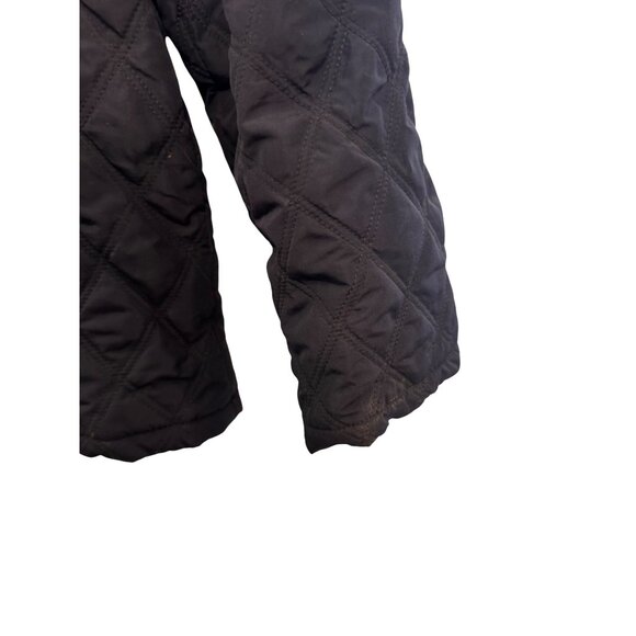 Croft & Barrow Womens Quilted Button-Up Jacket XL Navy Lightweight Polyester - Picture 8 of 8